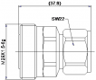 7/16(DIN)/F-43MD/M